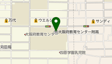 大阪府教育センター附属高校の地図画像