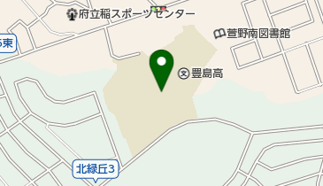 大阪府立豊島高校の地図画像