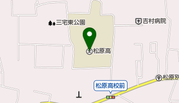 大阪府立松原高校の地図画像