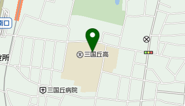 大阪府立三国丘高校の地図画像