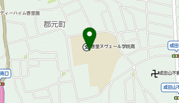 私立香里ヌヴェール学院高校の地図画像