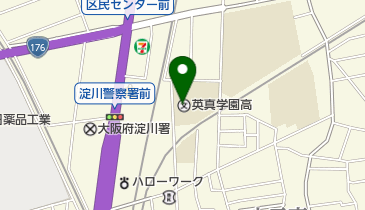 私立英真学園高校の地図画像