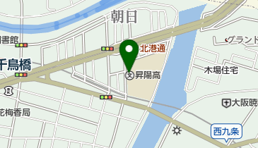 私立昇陽高校の地図画像