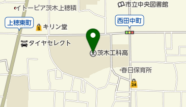 大阪府立茨木工科高校の地図画像