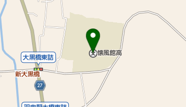 大阪府立懐風館高校の地図画像