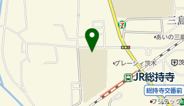 茨木市立三島中学校の地図画像