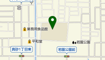 茨木市立南中学校の地図画像
