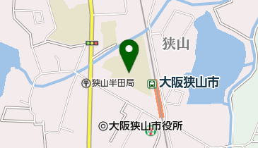 大阪狭山市立狭山中学校の地図画像