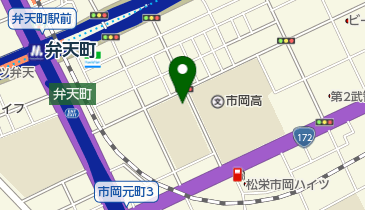 大阪市立市岡東中学校の地図画像