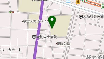 大阪市立今宮中学校の地図画像
