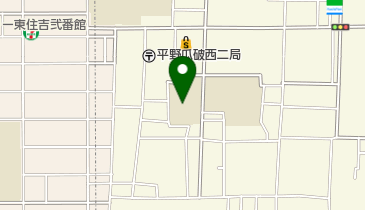 大阪市立瓜破西中学校の地図画像