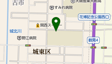 大阪市立菫中学校の地図画像