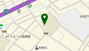 大阪市立港南中学校の地図画像