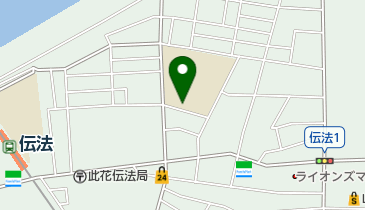 大阪市立此花中学校の地図画像