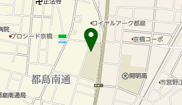 大阪市立桜宮中学校の地図画像