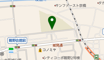 大阪市立城陽中学校の地図画像