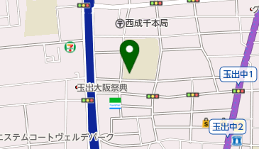 大阪市立玉出中学校の地図画像