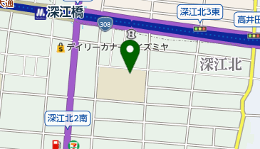 大阪市立東陽中学校の地図画像