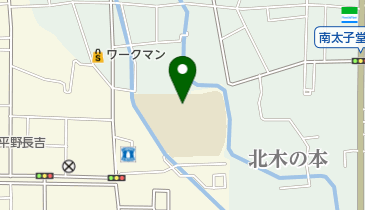 大阪市立長吉六反中学校の地図画像