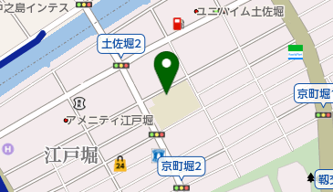 大阪市立花乃井中学校の地図画像