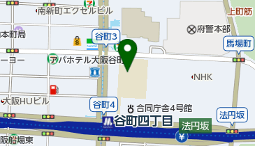 大阪市立東中学校の地図画像