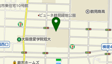 大阪市立緑中学校の地図画像