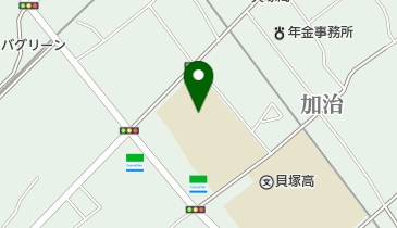 貝塚市立第一中学校の地図画像