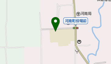 河南町立中学校の地図画像