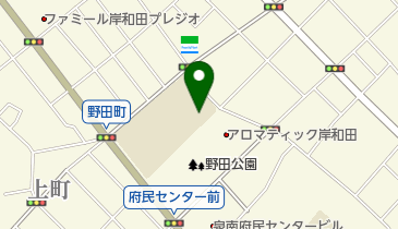 岸和田市立岸城中学校の地図画像