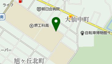 堺市立旭中学校の地図画像