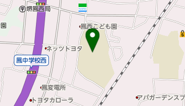 堺市立鳳中学校の地図画像