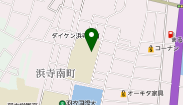 堺市立浜寺南中学校の地図画像