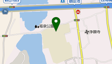 堺市立福泉中学校の地図画像