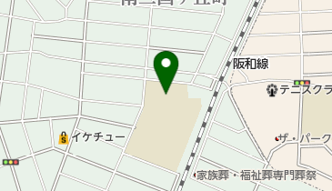 堺市立三国丘中学校の地図画像