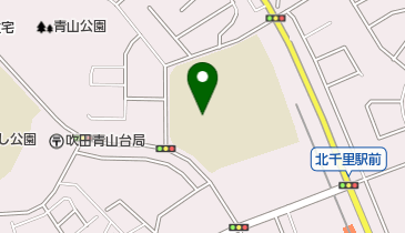 吹田市立青山台中学校の地図画像