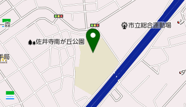 吹田市立片山中学校の地図画像