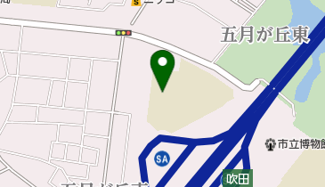 吹田市立佐井寺中学校の地図画像