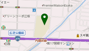 吹田市立豊津中学校の地図画像