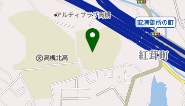 高槻市立第八中学校の地図画像