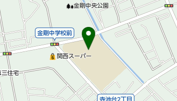 富田林市立金剛中学校の地図画像