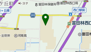 富田林市立第一中学校の地図画像