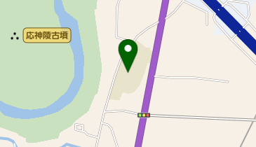 羽曳野市立誉田中学校の地図画像