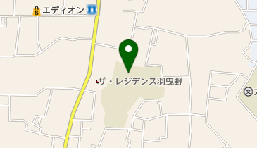 羽曳野市立高鷲南中学校の地図画像