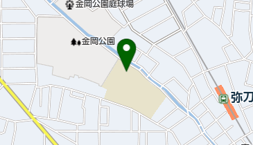 東大阪市立金岡中学校の地図画像
