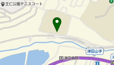 枚方市立杉中学校の地図画像
