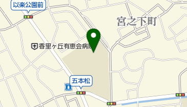 枚方市立第四中学校の地図画像