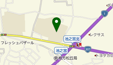 枚方市立中宮中学校の地図画像