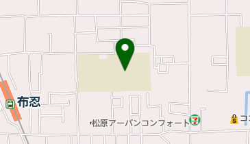 松原市立松原第三中学校の地図画像