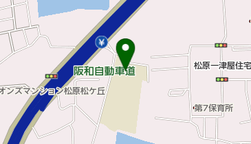 松原市立松原第七中学校の地図画像