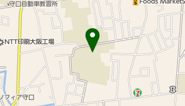 守口市立梶中学校の地図画像